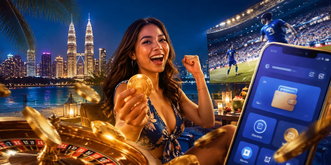 Paparan permainan meja roulette gaya Malaysia di Petaling Jaya